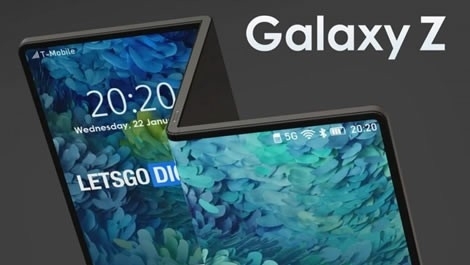 Samsung Galaxy Z будет складываться втрое