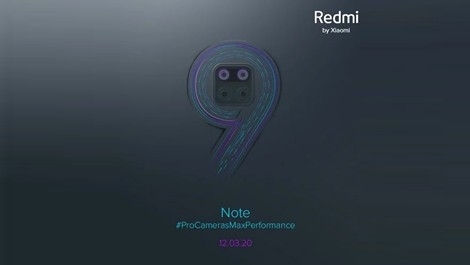 Xiaomi Redmi Note 9 будет представлен 12 марта