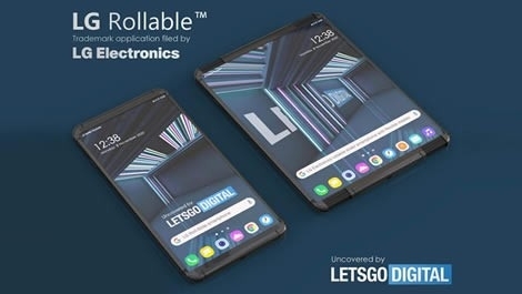 LG Rollable - складной смартфон, у которого экран может скручиваться в рулон