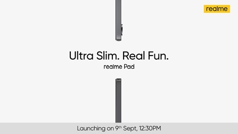 Дизайн первого планшета от Realme официально раскрыт перед выходом
