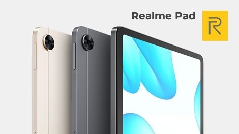 В Европе представлен планшет Realme Pad с дисплеем 10,4" и процессором MediaTek Helio G80
