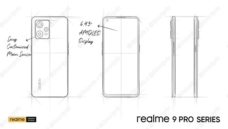 Рендеры и спецификации смартфона Realme 9 Pro появились в сети перед скорым анонсом
