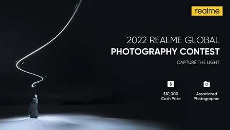 Realme объявил о проведении глобального фотоконкурса 2022 года с денежными призами в размере 10 000 $