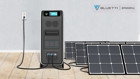 Электростанция Bluetti EP500Pro мощностью 5,1 кВт/ч с солнечной зарядкой представлена в Европе