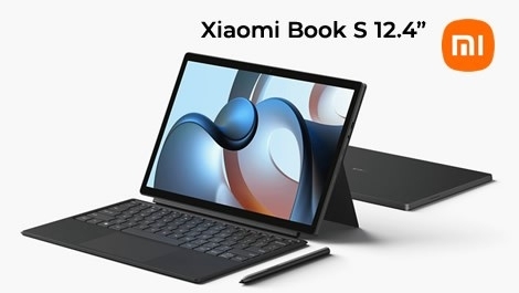 Представлен Xiaomi Book S 12.4" - компактный планшет-ноутбук с процессором Snapdragon 8cx Gen 2