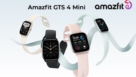 Представлены умные часы Amazfit GTS 4 Mini с 1,65-дюймовым AMOLED-экраном и временем автономной работы до 15 дней