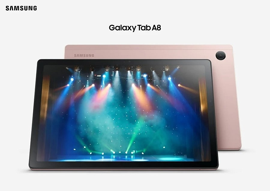 Представлен планшет базового уровня Samsung Galaxy Tab A8 с экраном 10,5", большой батареей 7040 мА/ч и улучшенным чипом