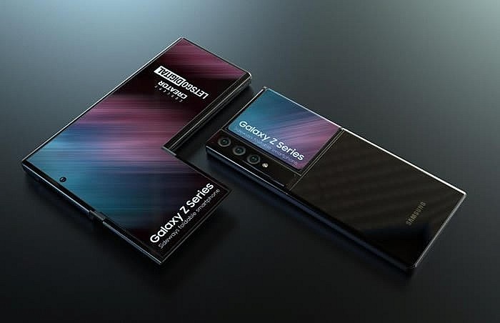Р-образный дисплей Samsung Galaxy Z, согласно ресурсу LetsGoDigital и дизайнеру Джермейн Смиту (Jermaine Smit)