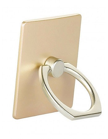 Кольцо-держатель (подставка) для смартфона, золотистый цвет, в подарок!