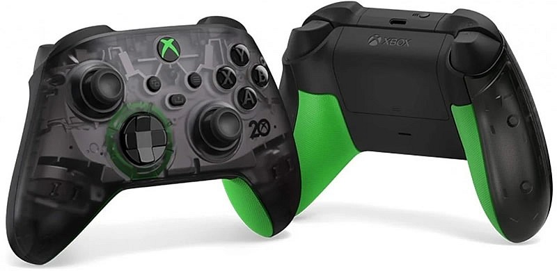 Microsoft в честь 20-летия Xbox выпустил контроллер с полупрозрачным корпусом