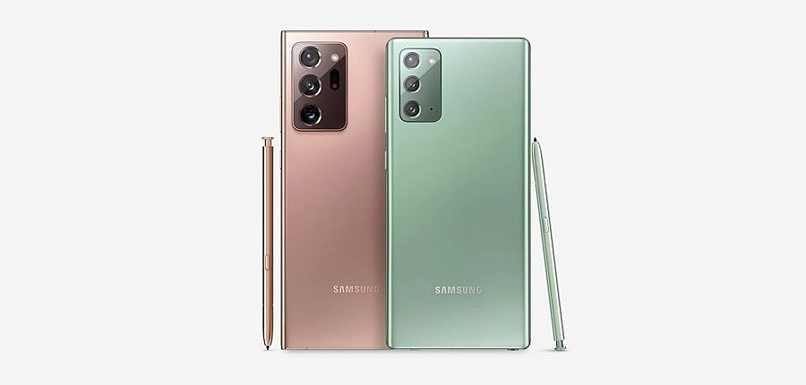 Samsung Galaxy Note 20 и Samsung Galaxy Note 20 Ultra со стилусом