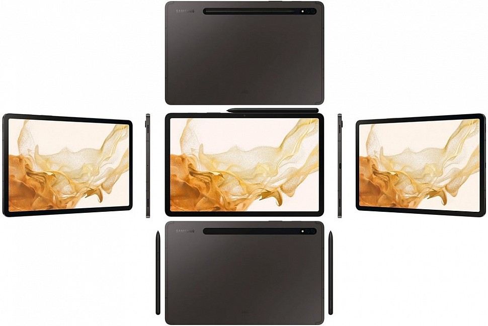 Все три варианта линейки Galaxy Tab S8 будут работать на базе SoC Snapdragon 8 Gen 1 под управлением Android 12