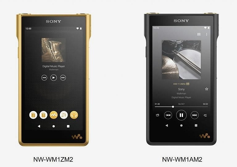 Модели медиаплееров Walkman Sony NW-WM1ZM2 и Sony NW-WM1AM2