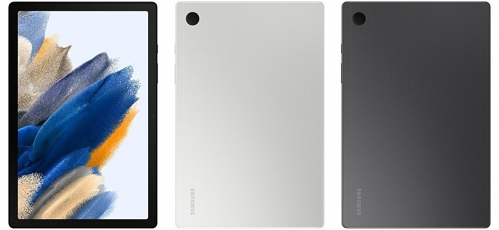 Samsung Galaxy Tab A8 будет представлен в сером и серебристом цветах