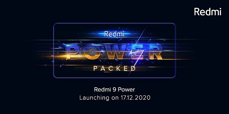 Дата выхода Redmi 9 Power India 17 декабря 2020г.