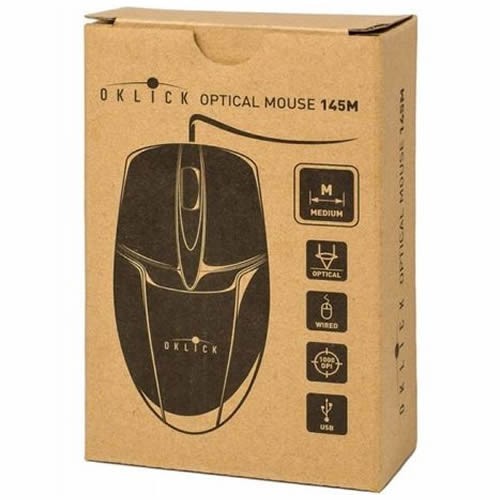 Проводная мышь Oklick 145M USB оптическая Black (Черная) Проводная мышь Oklick 145M USB оптическая Black (Черная)