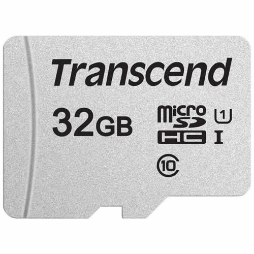 Карта памяти Transcend microSDHC 32Gb UHS-I U1 300S (TS32GUSD300S-A)