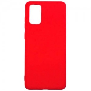 Силиконовая накладка для Samsung Galaxy S20+ Monarch Premium без лого Red (Красная)  (9413)