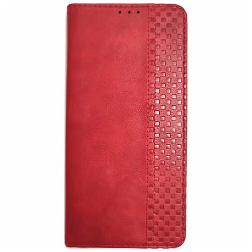 Чехол-книжка для Xiaomi Redmi Note 9 Pro Protection Case Red (Красная)