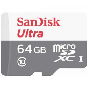 Карта памяти MicroSDXC SanDisk Ultra 64Gb UHS-I (SDSQUNR-064G-GN3MN) EAC  (12818)