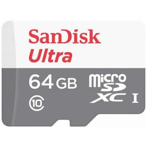 Карта памяти MicroSDXC SanDisk Ultra 64Gb UHS-I (SDSQUNR-064G-GN3MN) EAC