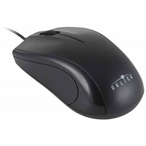 Проводная мышь Oklick 185M USB оптическая Black (Черная)