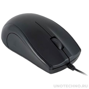 Проводная мышь Oklick 185M USB оптическая Black (Черная)  (10315)