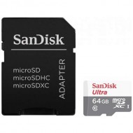 Карта памяти MicroSDXC SanDisk Ultra 64Gb UHS-I (SDSQUNS-064G-GN3MA) EAC