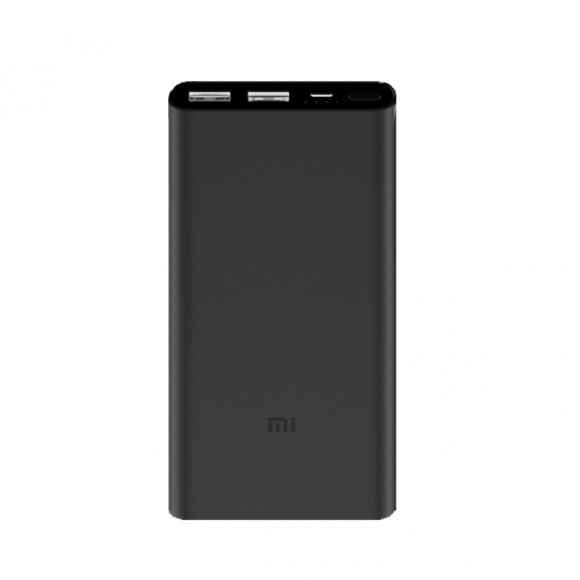 Xiaomi Mi Power Bank 2 10000 2usb Black (Темно-серый)