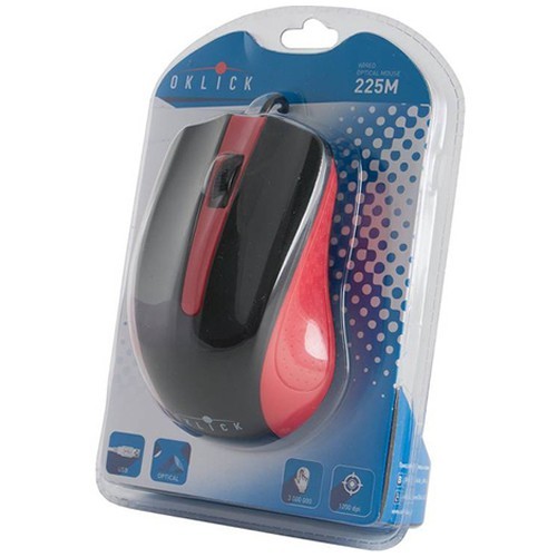 Проводная мышь Oklick 225M USB оптическая Black/Red (Черно-красная) Проводная мышь Oklick 225M USB оптическая Black/Red (Черно-красная)