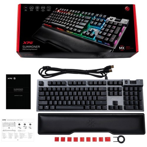 Клавиатура XPG Summoner (Cherry MX Red) USB Black (Черная) Клавиатура XPG Summoner (Cherry MX Red) USB Black (Черная)