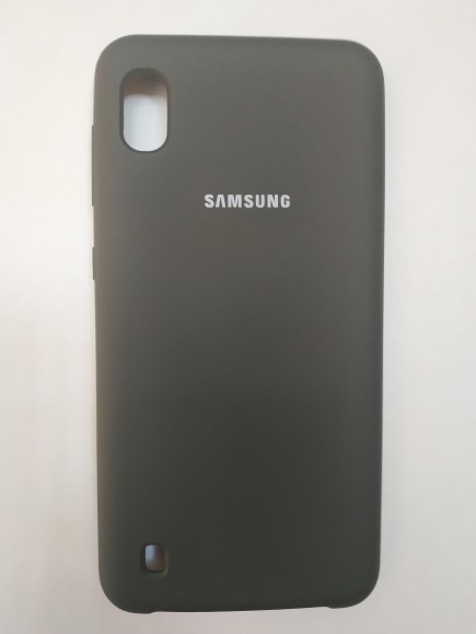 Силиконовая накладка для Samsung Galaxy A10 (Черная)