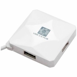 Концентратор USB 2.0 5bites HB24-202WH 4 ports White (Белый)