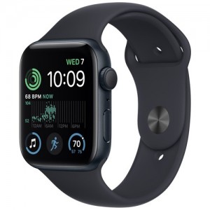 Умные часы Apple Watch Series SE Gen 2 44 мм Midnight Aluminium Case, Midnight Sport Band (S/M)  (13824)