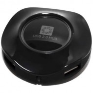 Концентратор USB 2.0 5bites HB24-206BK 4 ports Black (Черный)