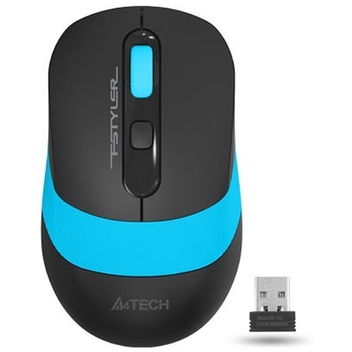 Беспроводная мышь A4Tech Fstyler FG10 USB оптическая Black/ Blue (Черно-синяя)