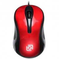 Проводная мышь Oklick 385M USB оптическая Black/Red (Черно-красная)