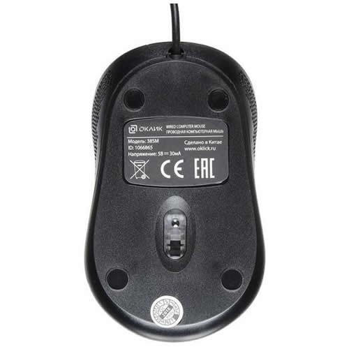 Проводная мышь Oklick 385M USB оптическая Black/Red (Черно-красная) Проводная мышь Oklick 385M USB оптическая Black/Red (Черно-красная)
