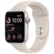 Умные часы Apple Watch Series SE Gen 2 44 мм Starlight Aluminium Case, Starlight Sport Band (S/M) Умные часы Apple Watch Series SE Gen 2 44 мм Starlight Aluminium Case, Starlight Sport Band (S/M)