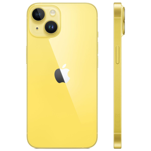 Смартфон Apple iPhone 14 128Gb Yellow (Желтый) nano-SIM + eSIM Смартфон Apple iPhone 14 128Gb Yellow (Желтый) nano-SIM + eSIM