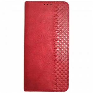 Чехол-книжка для Xiaomi Redmi Note 9S Protection Case Red (Красная)  (9522)