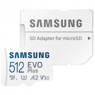 Карта памяти MicroSDXC Samsung EVO Plus 512Gb (MB-MC512KA) Карта памяти MicroSDXC Samsung EVO Plus 512Gb (MB-MC512KA)