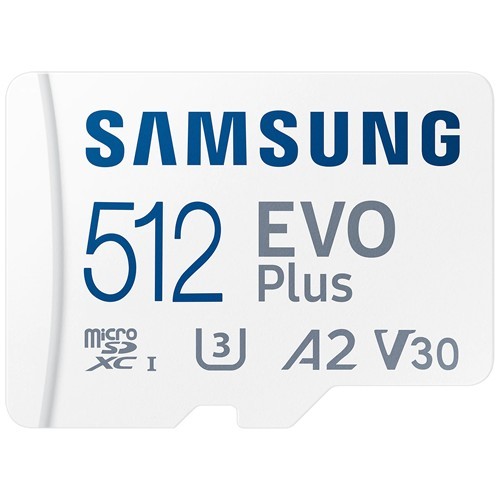 Карта памяти MicroSDXC Samsung EVO Plus 512Gb (MB-MC512KA) Карта памяти MicroSDXC Samsung EVO Plus 512Gb (MB-MC512KA)