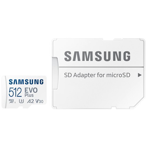 Карта памяти MicroSDXC Samsung EVO Plus 512Gb (MB-MC512KA) Карта памяти MicroSDXC Samsung EVO Plus 512Gb (MB-MC512KA)