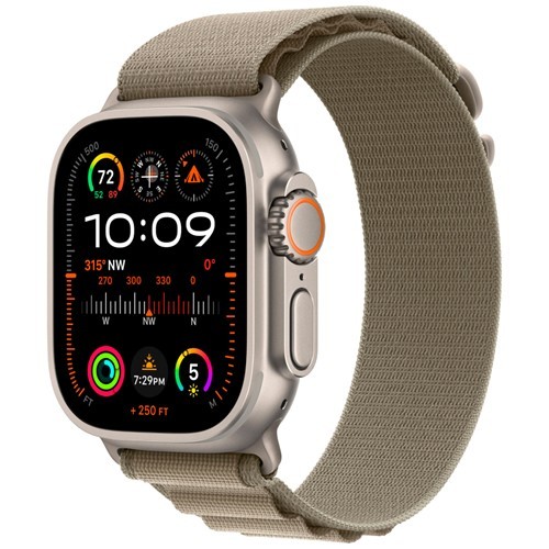 Умные часы Apple Watch Ultra 2 49 мм Titanium Case Olive Alpine Loop M