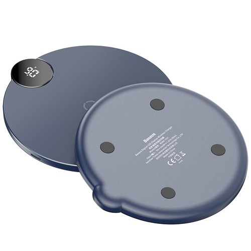 Беспроводное зарядное устройство Baseus LED Wireless Charger WXSX-03 Blue (Синий) Беспроводное зарядное устройство Baseus LED Wireless Charger WXSX-03 Blue (Синий)