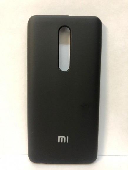 Силиконовая накладка для Xiaomi Mi 9T/Mi 9T Pro (Черная)