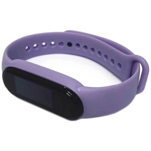 Силиконовый браслет для Xiaomi Mi Band 5 (Свето-фиолетовый) Силиконовый браслет для Xiaomi Mi Band 5 (Свето-фиолетовый)