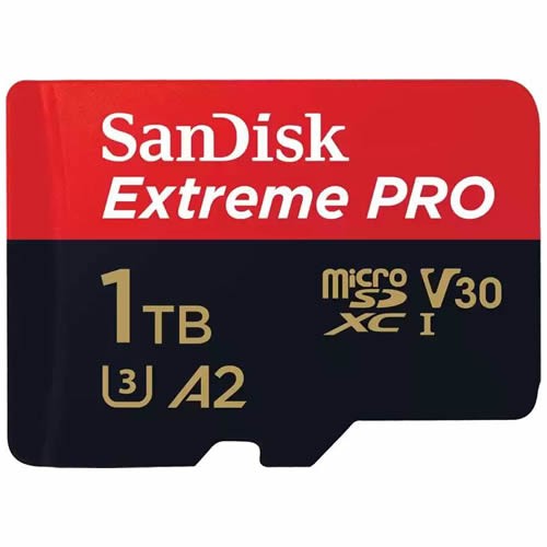 Карта памяти MicroSDXC SanDisk Extreme Pro 1Tb (SDSQXCZ-1T00-GN6MA)