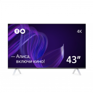 Телевизор Яндекс - Умный телевизор с Алисой 43" Black (Черный) YNDX-00071